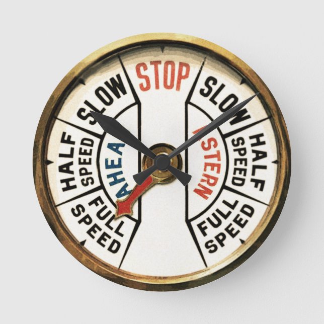 Reloj Redondo Mediano Adelante, Astern (Anverso)