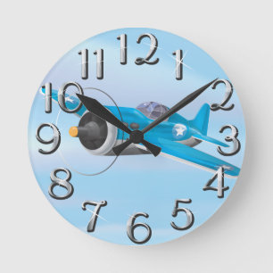 Reloj Redondo Mediano Aeronave