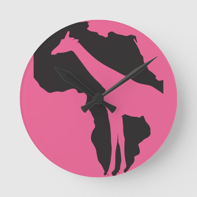 Reloj Redondo Mediano "África Lejana". (Anverso)