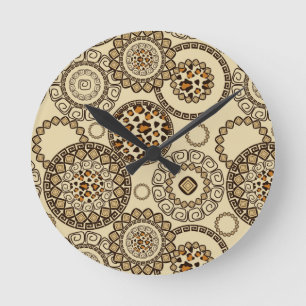 Reloj Redondo Mediano African cheetah skin pattern 3