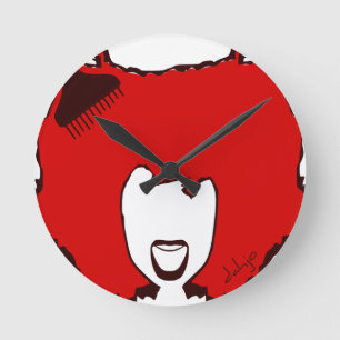 Reloj Redondo Mediano Afro Pick