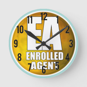 RELOJ REDONDO MEDIANO AGENTE ALISTADO LOGOTIPO DEL EA