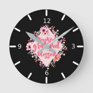 Reloj Redondo Mediano Agradecimiento de agradecimiento