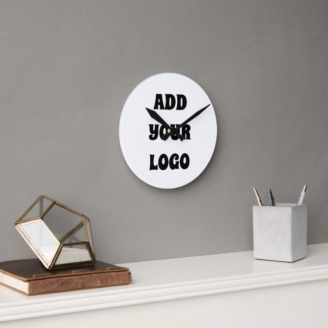 RELOJ REDONDO MEDIANO AGREGA TU LOGOTIPO (Oficina)