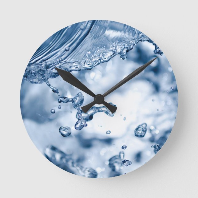 Reloj Redondo Mediano Agua de salpicadura (Anverso)