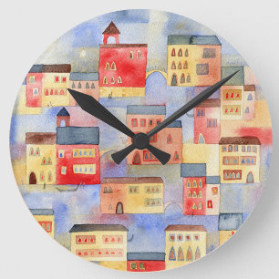 Reloj Redondo Mediano Agua de Venecia