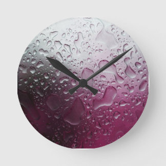 Reloj Redondo Mediano agua púrpura