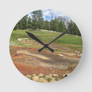 Reloj Redondo Mediano Aguas termales de Tuolumne Meadows, Yosemite, CA