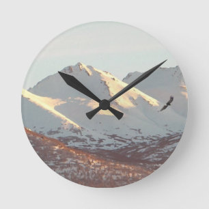 Reloj Redondo Mediano Águila de Invierno