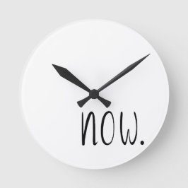 Reloj Redondo Mediano Ahora es el momento