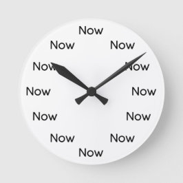 Reloj Redondo Mediano Ahora es Zen™ - Mindfulness taoísta budista
