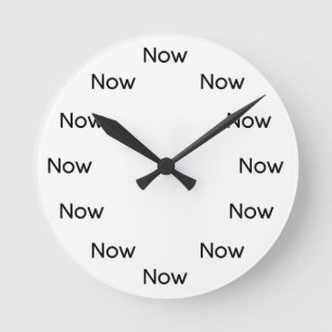 Reloj Redondo Mediano Ahora es Zen™ - Mindfulness taoísta budista