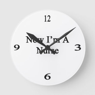 Reloj Redondo Mediano Ahora soy enfermera