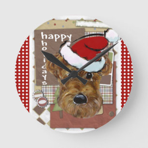 RELOJ REDONDO MEDIANO AIREDALE DE NAVIDAD