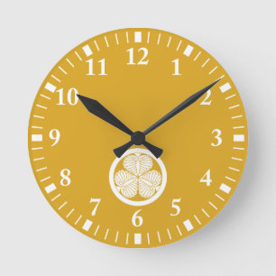 Reloj Redondo Mediano Aizu hollyhock(19)