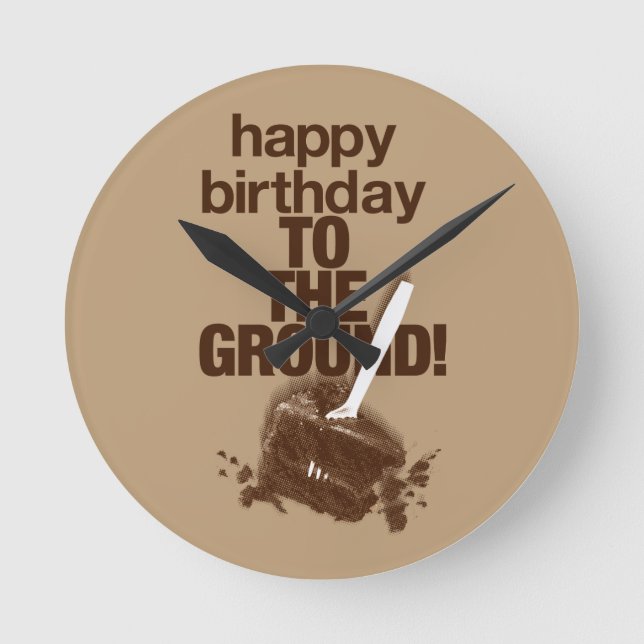 Reloj Redondo Mediano Al suelo (Anverso)