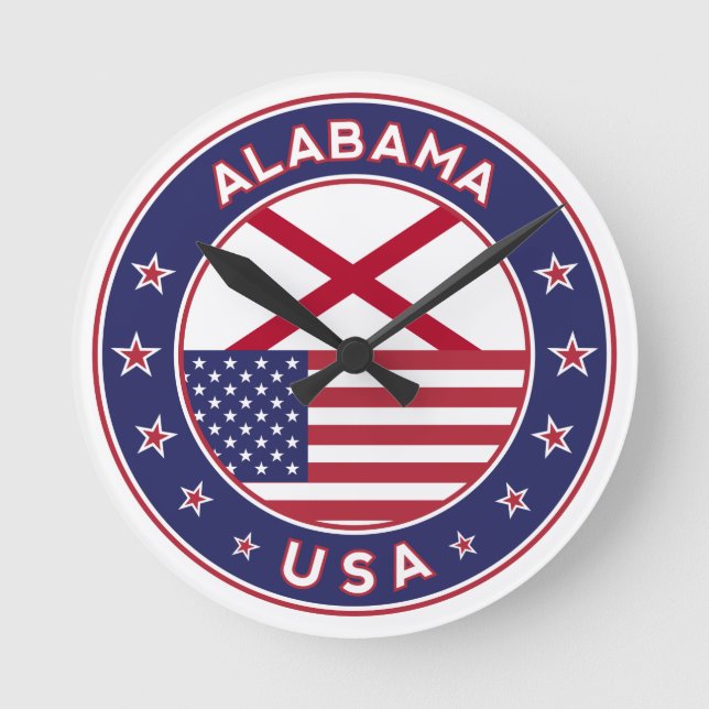 Reloj Redondo Mediano Alabama (Anverso)
