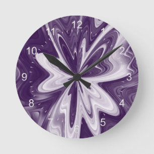 Reloj Redondo Mediano alas de mariposa