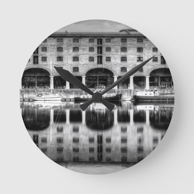 Reloj Redondo Mediano Albert Dock Liverpool (Anverso)