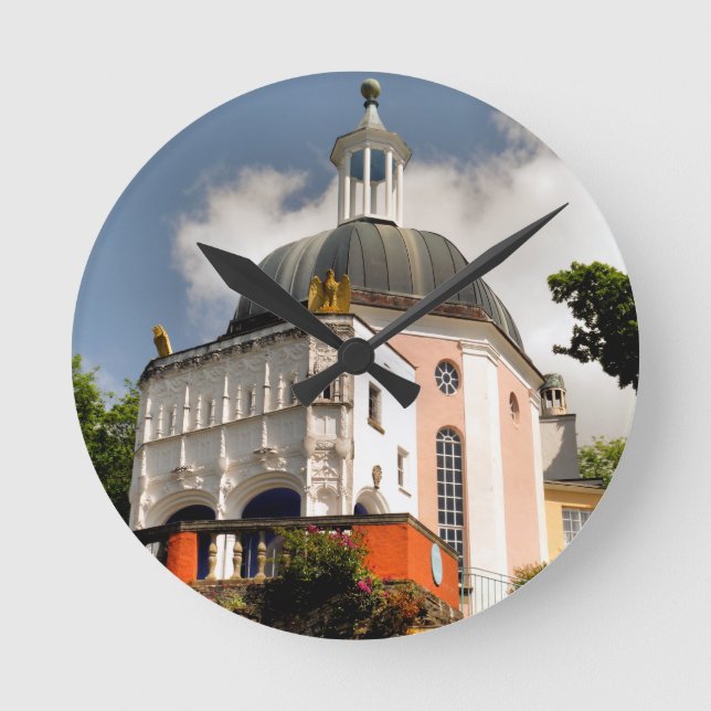 RELOJ REDONDO MEDIANO ALDEA ITALIANA GALES (Anverso)