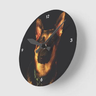 RELOJ REDONDO MEDIANO ALEMÁN SHEPHERD DOG