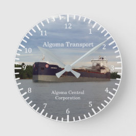 Reloj Redondo Mediano Algoma Transport clock