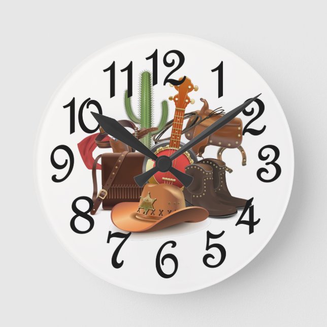 Reloj Redondo Mediano Alguacil del Oeste (Anverso)