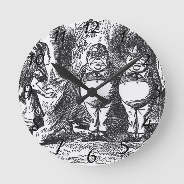 Reloj Redondo Mediano Alicia en el país de las maravillas (Anverso)