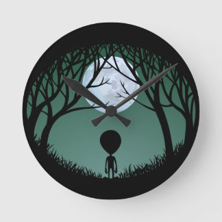 Reloj Redondo Mediano Alien Clock E.T. Decoración y Keepsakes Alien de R