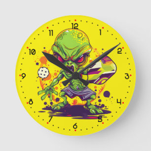 Reloj Redondo Mediano ALIEN DINKSTRIKTOR 3000 Pickleball