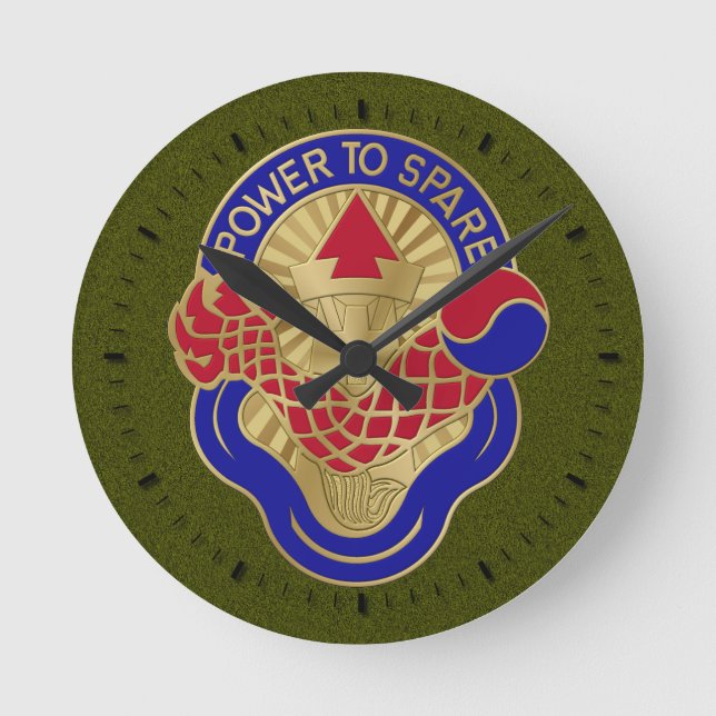 Reloj Redondo Mediano Alimentación de repuesto (Anverso)