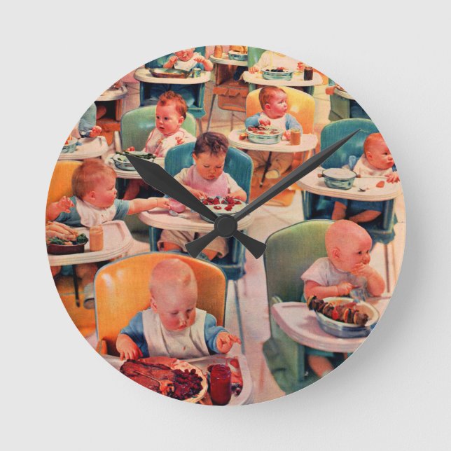 Reloj Redondo Mediano all baby restaurant (Anverso)