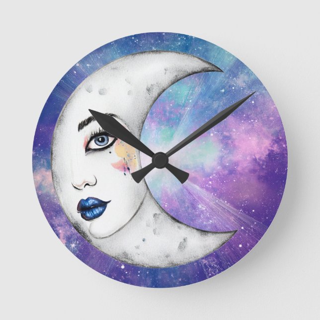 Reloj Redondo Mediano Almohada redonda (Anverso)