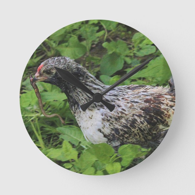 Reloj Redondo Mediano Almuerzo (Anverso)