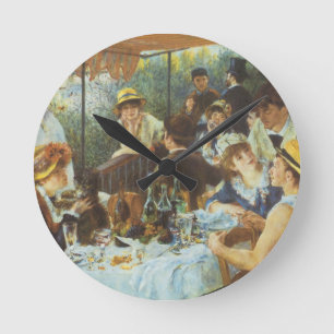 Reloj Redondo Mediano Almuerzo de los remeros de Pierre Renoir
