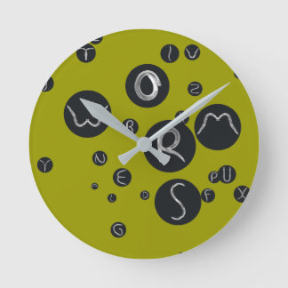 Reloj Redondo Mediano alphabet3