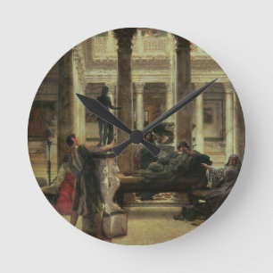 Reloj Redondo Mediano Amante del arte romano de Alma-Tadema el , 1870