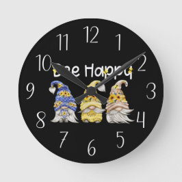 Reloj Redondo Mediano amantes de los insectos de abeja gnome