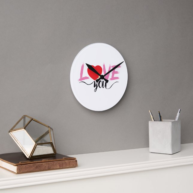 Reloj Redondo Mediano amar (Oficina)