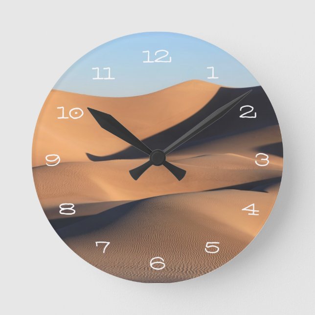Reloj Redondo Mediano Amazing Shadows of Desert (Anverso)