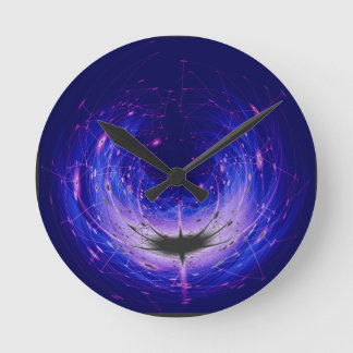 Reloj Redondo Mediano Amberlight Cold Blue Polar Flare =