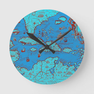 Reloj Redondo Mediano America Central ("América Occidentalis ")