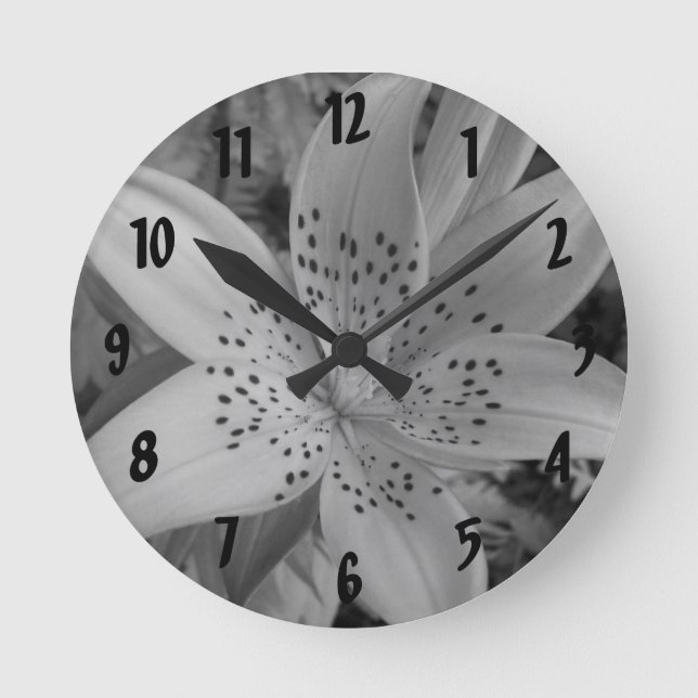 Reloj Redondo Mediano American Tiger Lily (Anverso)
