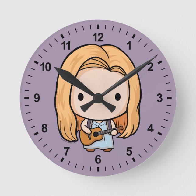 Reloj Redondo Mediano AMIGOS™ | Phoebe Chibi (Anverso)