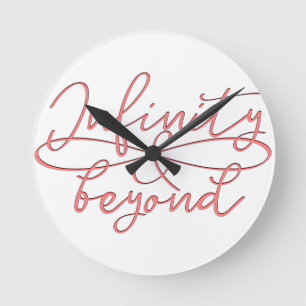 Reloj Redondo Mediano Amistad, símbolo de infinito, regalos, Fre