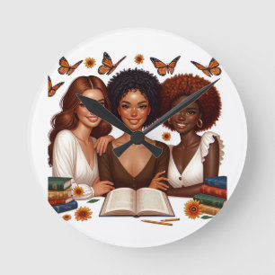 Reloj Redondo Mediano Amistad y palabras