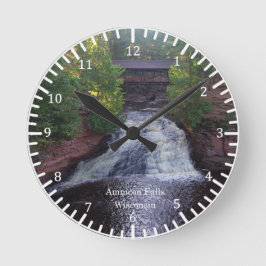 Reloj Redondo Mediano Amnicon Falls State Park clock