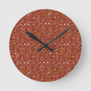 Reloj Redondo Mediano Amo a Bacon