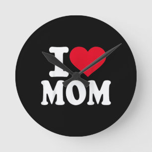 Reloj Redondo Mediano Amo a mamá