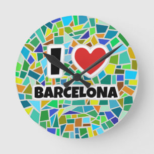 Reloj Redondo Mediano Amo Barcelona